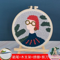 하비풀 크리스마스 겨울 프랑스자수 DIY 패키지 북유럽스타일 자수 8종, F