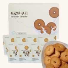 정든식품 프로틴 쿠키 고함량 단백질 보충 과자, 1박스, 320g