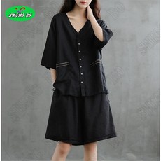 린넨반바지세트