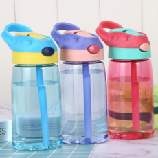 무지개빛세상 키즈 빨대 텀블러 480ml, 빨대텀블러-핑크, 1개