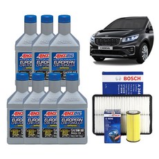 [암스오일] 올뉴카니발 더뉴카니발 합성엔진오일 패키지 세트 2.2디젤, 1개