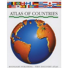(영문도서) Atlas of Countries Spiral, First Discovery Atlases, English, 9781851032358