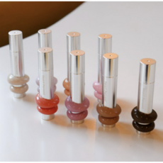 하트퍼센트 도트 온 무드 원웨이 글로이 틴트 8colors 고광택 글로스 레이어링, 1개, 4g, 01호 베어 누드(누디 피치 베이지)