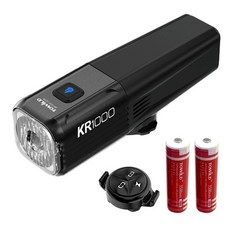 [투와일드] KR1000 자전거라이트+3500mAh 정품베터리(베터리 총2개)+KC 무선리모컨, 없음, 1개