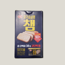 하림 닭가슴살햄 챔 오리지널 / 저지방 고단백 닭고기 햄 통조림, 200g, 8개