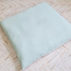 인사이드베이비 유아 아동 아기 목화솜 사각 러그 베이지 / 민트 125X125X15cm 국내 주문 제작