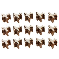 STK 150pcs 도색되지 않은 비행기 나무 조각 선물 선물 태그 아이 장난감 DIY 공예, 1개