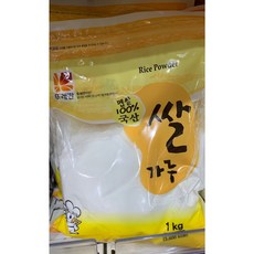 맵쌀 100% 국산 쌀 가루 1kg 뚜레반, 2개