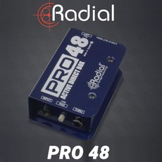 [RADIAL] 래디알 레디알 PRO48 액티브 다이렉트 박스 교회 학교 악기 공연용 디아이 DI BOX 정품