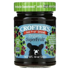 Crofters Organic 유기농 저스트 프룻 스프레드 슈퍼프룻 10 oz (283 g)