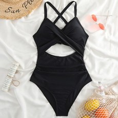 섹시한 원피스 수영복 체형보정 빅사이즈 임산부