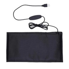 강아지온열매트 고양이온열매트 파충류온열 온도 조절 USB 가열 시트 파충류 난방 패드 겨울 탄소 섬유 애완 동물 작은 동물용 따뜻한 매트, 없음, 2) 20X10CM