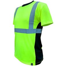 [해외직구]SafetyShirtz SS360 ANSI Class 2 안전 티 노란색 (안전 녹색) 통풍면 포함 노란색 안전 녹색, Yellow Safety Green