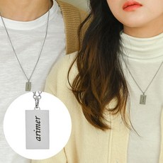 이니셜스퀘어목걸이