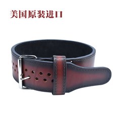 복압 벨트 헬스 리프팅 커스텀 파이오니어 13MM 미국 수입 소가죽 보디빌딩 파워스트레치, 01 브라운 중국어 오판