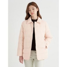 [빈폴레이디스] 라이트 핑크 미디엄 싱글 다운 재킷 (BF2938C02Y)