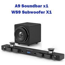 TV 사운드바 홈시어터 jy audio a9 블루투스 스피커 8 보이스 유닛 서라운드, A9 베이스