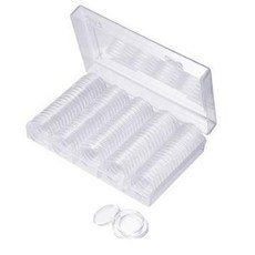 LC20코인보관함 동전 케이스 수집 100pcs 상자 캡슐 취미, 00코인보관함  BL08002