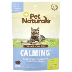 Pet Naturals 진정효과 반려묘 전용 츄어블 30개 1.59 oz (45 g), 1개