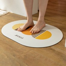 코에르주방부엌싱크대욕실소프트빨아쓰는규조토발매트