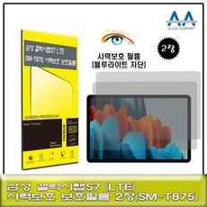 갤럭시탭S7 LTE(SM-T875)블루라이트차단 보호필름2장
