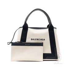 [발렌시아가] [BALENCIAGA] 네이비 카바스 스몰 쇼퍼백 339933-AQ38N-