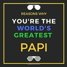 당신이 세계에서 가장 위대한 Papi 인 이유 : 프롬프트 안내 빈 저널 메모리 북 채우기 | 이유 이유 | 내, 단일옵션