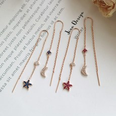 실버귀걸이드롭