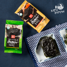 노량진수산장터 3대가 지켜온 전통의 맛 광천미가 들기름김 파래김 조미김 1개, 들기름김(16봉)