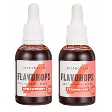 Myprotein Flavdrops 마이프로틴 플레이브드롭스 딸기 50ml, 2개