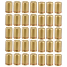 와인 병 열 수축 밀봉 캡 레드 커버 33mm 100, Gold, 1개