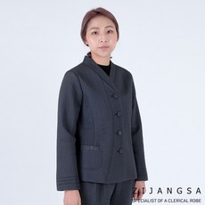 [4136] 여자 무광실크누비저고리 생활한복 개량한복 법복 감성한복 패션한복 미니멀룩 아메카지룩 지장사
