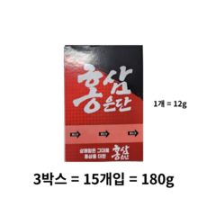 고려은단 홍삼은단 12g, 180g, 2개