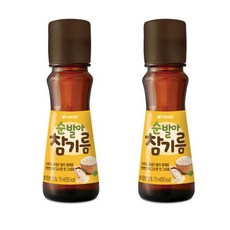 베베 이유식 순발아참기름 75ml 2개