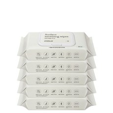 아토팜 유아용품 소독티슈 (50매입)x5개, 5개