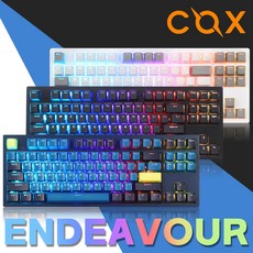 COX 엔데버 텐키리스 RGB PBT 완전방수 무접점, 화이트, 엔데버 완전방수 RGB 무접점 50g, 50g