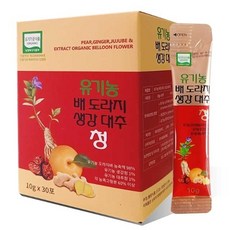유기농 배 도라지 생강 대추 청 스틱, 300g, 1개