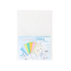 플러스샵 L홀더 간지화일 A4 반투명 10매입 일반형 1묶음