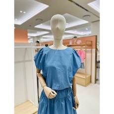 플라스틱아일랜드 블라우스 투웨이 (PQ2WB602) 셔츠 쉬폰 여성