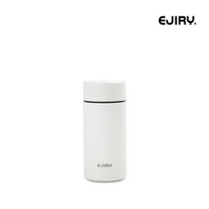 에지리 초경량 슬림 미니 텀블러 용량 (택1), 베이직_스노우화이트, 200ml, 1개