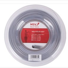 MSV 테니스스트링 포커스 헥스 1.23mm 200M 실버SI