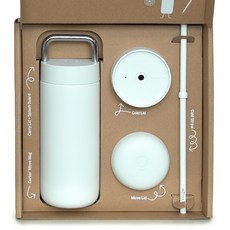 펠로우 카터 3-in-1 기프트 세트 16oz(473ml), 무브/콜드/캐리_화이트, 1개