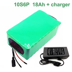 배터리 충전기 로 36V 18Ah 10S6P 18650 Li-ion 42V 195*115*70mm 적용 E-Bike 전기 자전거 Ebike 맞춤형제작가능