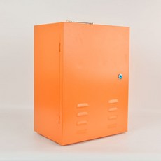 리튬 보관 상자 충전 보호 회로 박스 배터리 용기 캐비닛, 귤색, 1개