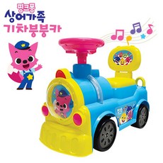 핑크퐁 상어가족 기차 붕붕카 멜로디 장난감 아동, 본품