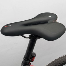 비티알자전거 스프링 푹신한 자전거 쿠션 안장 SA-10, 1개, 블랙
