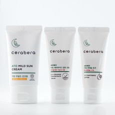 세라베라 여행용 세트, 로션30ml+크림30ml+선크림50g, 1세트