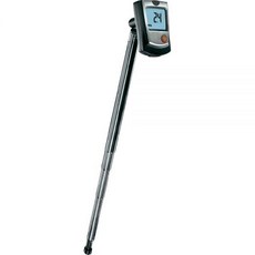 Testo 405 Digital Mini Anemometer핫 와이어 프로브 포함 속도 0~10ms 공기량 0~99990m3h 온도 20~+50°C, Testo 405 Digital Mini Anemome, 1개