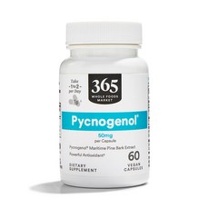 365 바이 홀푸드마켓 피크노제놀 50mg 60 캡슐, 성인남녀공용, 알약/캡슐, 60정, 1개