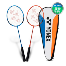 요넥스 2021 레저용 1+1 배드민턴 라켓 2자루 1세트 풀커버케이스포함, B4000 2자루 1세트